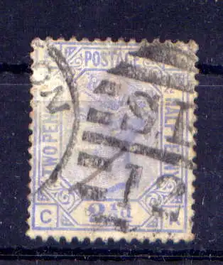 (1718) Großbritannien Nr.59  Platte:22         O  gestempelt