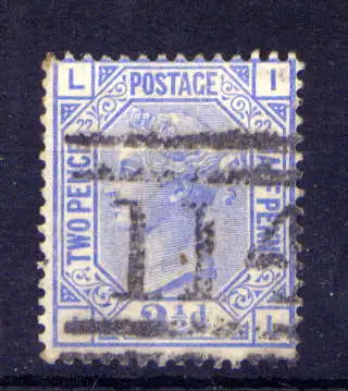 (1719) Großbritannien Nr.59  Platte:22         O  gestempelt