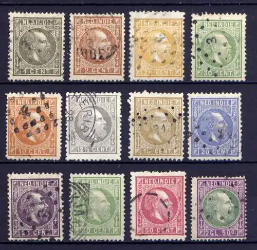 (096) Niederländisch Indien ex.Nr.4/16          O  gestempelt
