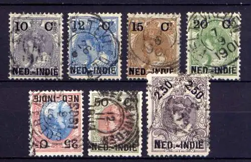 (099) Niederländisch Indien Nr.31/7          O  gestempelt
