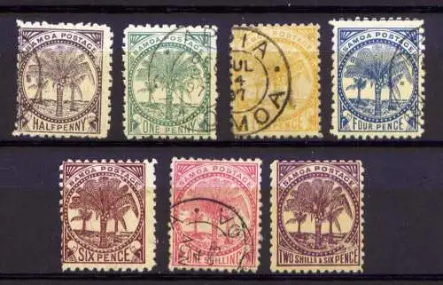 (002) Samoa Nr.8/14        O  gestempelt + *  ungebraucht