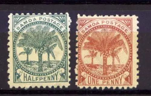 (008) Samoa Nr.25/6           *  ungebraucht
