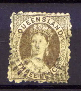 (036) Queensland Nr.28        O  gestempelt