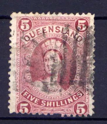 (043) Queensland Nr.60        O  gestempelt