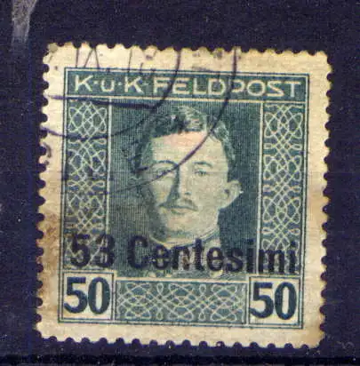 (4381) Österreich Feldpost in Italien Nr.13                   O  gestempelt