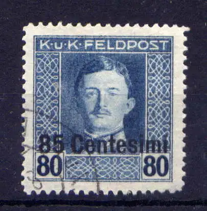 (4382) Österreich Feldpost in Italien Nr.15                   O  gestempelt