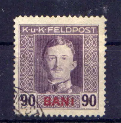 (4386) Österreich Feldpost in Rumänien Nr.14                   O  gestempelt