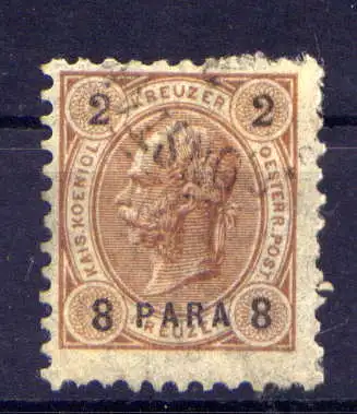 (4397) Österreich Post in der Levante Nr.20                   O  gestempelt