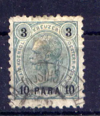 (4398) Österreich Post in der Levante Nr.21                   O  gestempelt