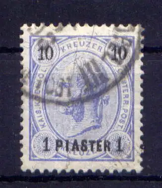 (4404) Österreich Post in der Levante Nr.23                   O  gestempelt