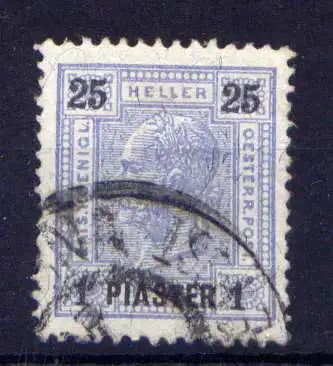 (4409) Österreich Post in der Levante Nr.34                   O  gestempelt