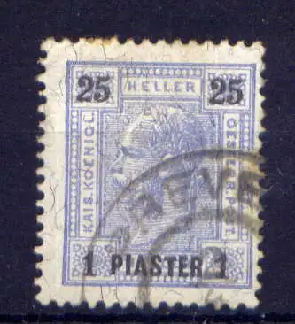 (4410) Österreich Post in der Levante Nr.34                   O  gestempelt