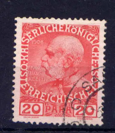 (4418) Österreich Post in der Levante Nr.54                   O  gestempelt