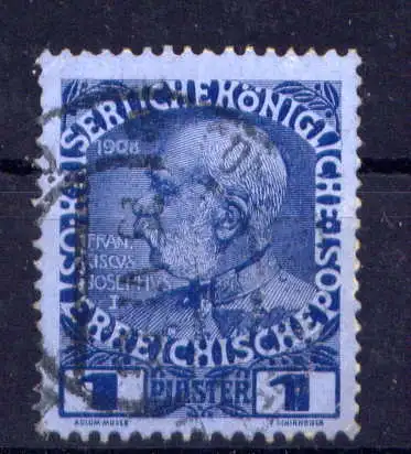 (4423) Österreich Post in der Levante Nr.57                    O  gestempelt