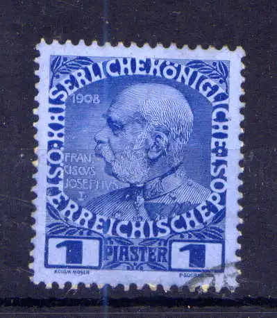 (4424) Österreich Post in der Levante Nr.57                    O  gestempelt