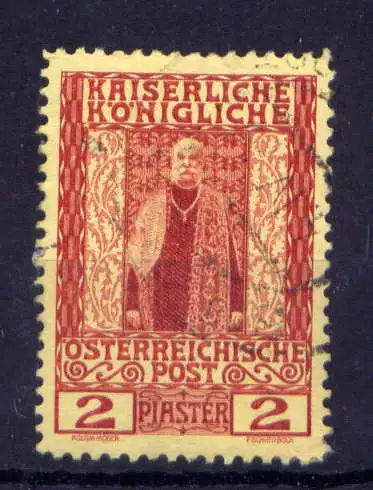 (4425) Österreich Post in der Levante Nr.58                    O  gestempelt