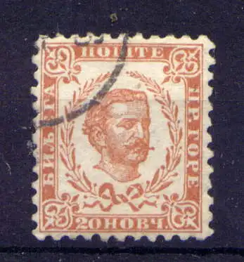 (337) Montenegro Nr.16 A          O  gestempelt