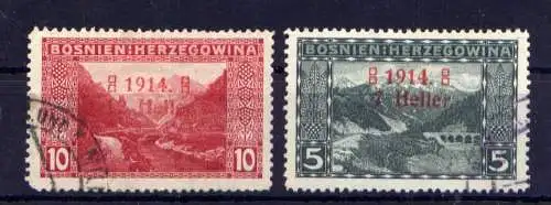 (465) Bosnien - Herzegowina Nr.89/90                 O  gestempelt