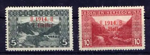 (466) Bosnien - Herzegowina Nr.89/90                 *  ungebraucht