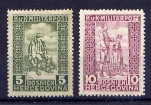 (474) Bosnien - Herzegowina Nr.97/8                 *  ungebraucht