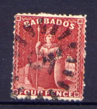 (011) Barbados Nr.28         O  gestempelt