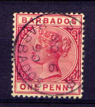 (015) Barbados Nr.33         O  gestempelt