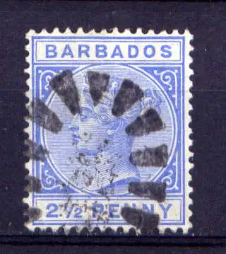 (016) Barbados Nr.34         O  gestempelt