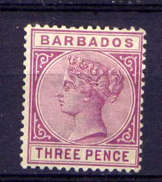 (017) Barbados Nr.35         (*)  ohne Gummierung