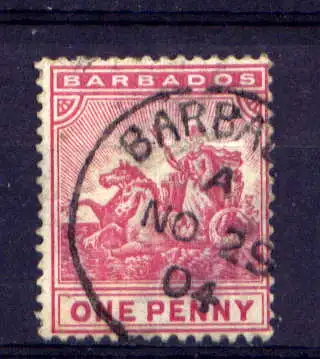 (022) Barbados Nr.44         O  gestempelt