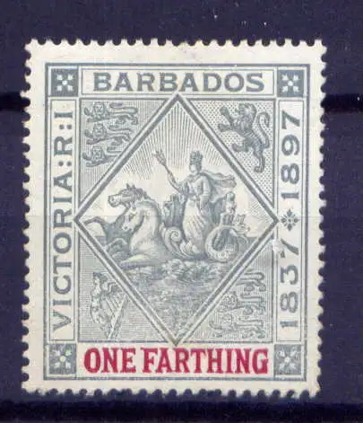 (026) Barbados Nr.53         (*)  ohne Gummierung