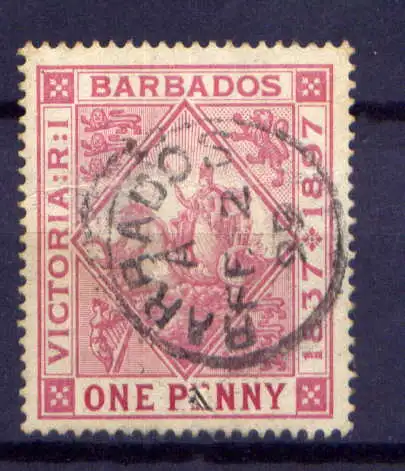 (028) Barbados Nr.55         O  gestempelt