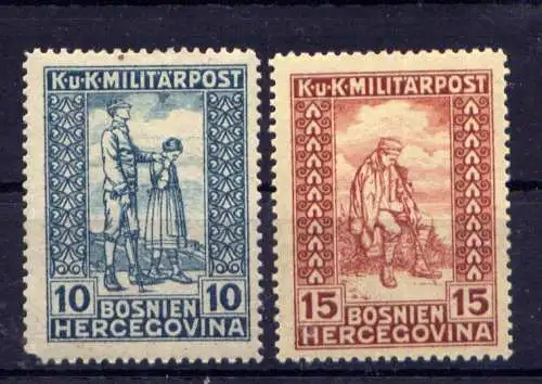 (558) Bosnien - Herzegowina Nr.142/3                 *  ungebraucht