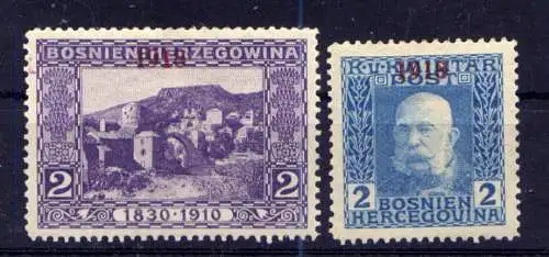 (563) Bosnien - Herzegowina Nr.147/8                 *  ungebraucht