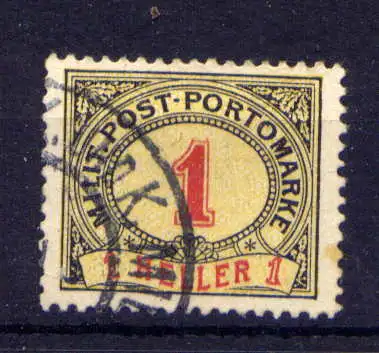 (565) Bosnien - Herzegowina Porto Nr.1 C                 O  gestempelt