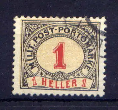(567) Bosnien - Herzegowina Porto Nr.1 B                 O  gestempelt