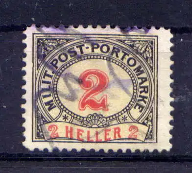 (572) Bosnien - Herzegowina Porto Nr.2 A                 O  gestempelt