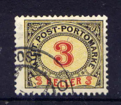 (575) Bosnien - Herzegowina Porto Nr.3 C                 O  gestempelt