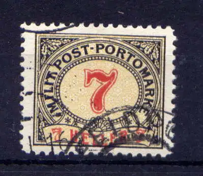 (584) Bosnien - Herzegowina Porto Nr.7 A                 O  gestempelt