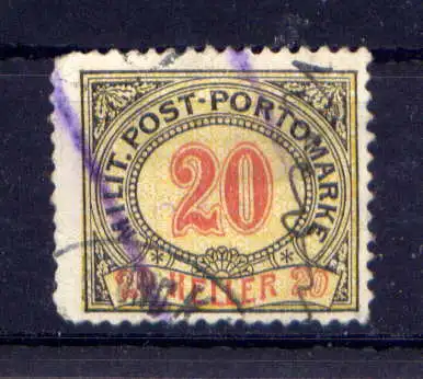 (591) Bosnien - Herzegowina Porto Nr.11 C                 O  gestempelt