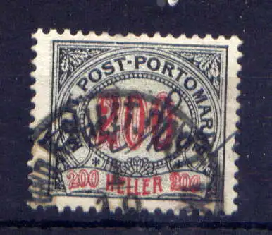 (594) Bosnien - Herzegowina Porto Nr.13 B                 O  gestempelt