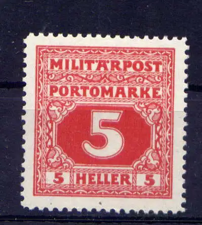 (599) Bosnien - Herzegowina Porto Nr.16                 *  ungebraucht