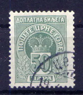 (437) Montenegro Porto Nr.21          O  gestempelt
