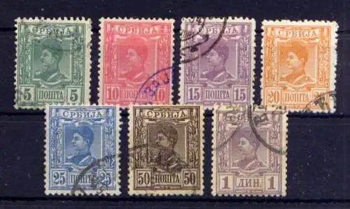 (212) Serbien Nr.28/34         O  gestempelt
