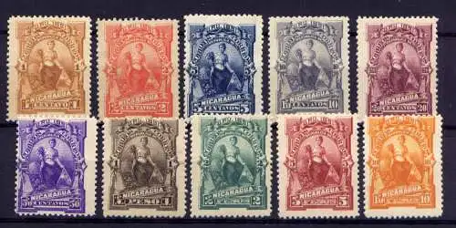 (274) Nicaragua Nr.30/9         *  ungebraucht + **  postfrisch