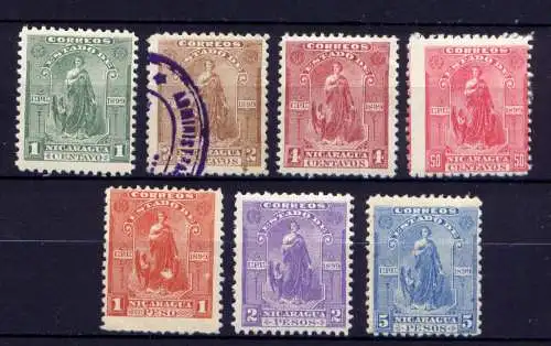(282) Nicaragua ex.Nr.109/19         *  ungebraucht + O  gestempelt