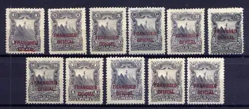 (287) Nicaragua Dienst Nr.31/41         **  postfrisch + *  ungebraucht
