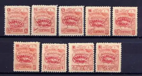 (290) Nicaragua Dienst Nr.62/70         **  postfrisch + *  ungebraucht