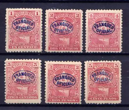 (292) Nicaragua Dienst ex.Nr.85/85         **  postfrisch + *  ungebraucht