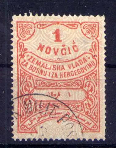 (612) Bosnien - Herzegowina SM Nr.1                 O  gestempelt
