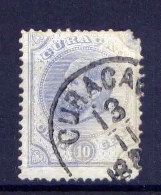 (002) Curacao Nr.10        O  gestempelt